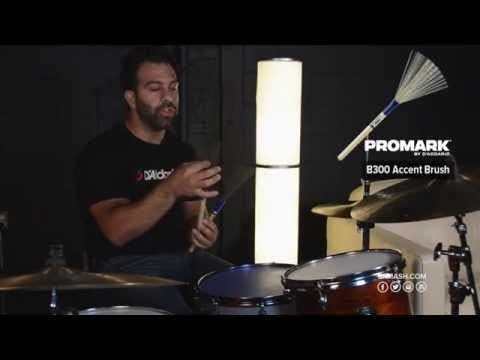 ProMark Drumsticks | Schlagzeug Sticks | TB3 Jazzbesen Teleskopisch, mini, Jazz