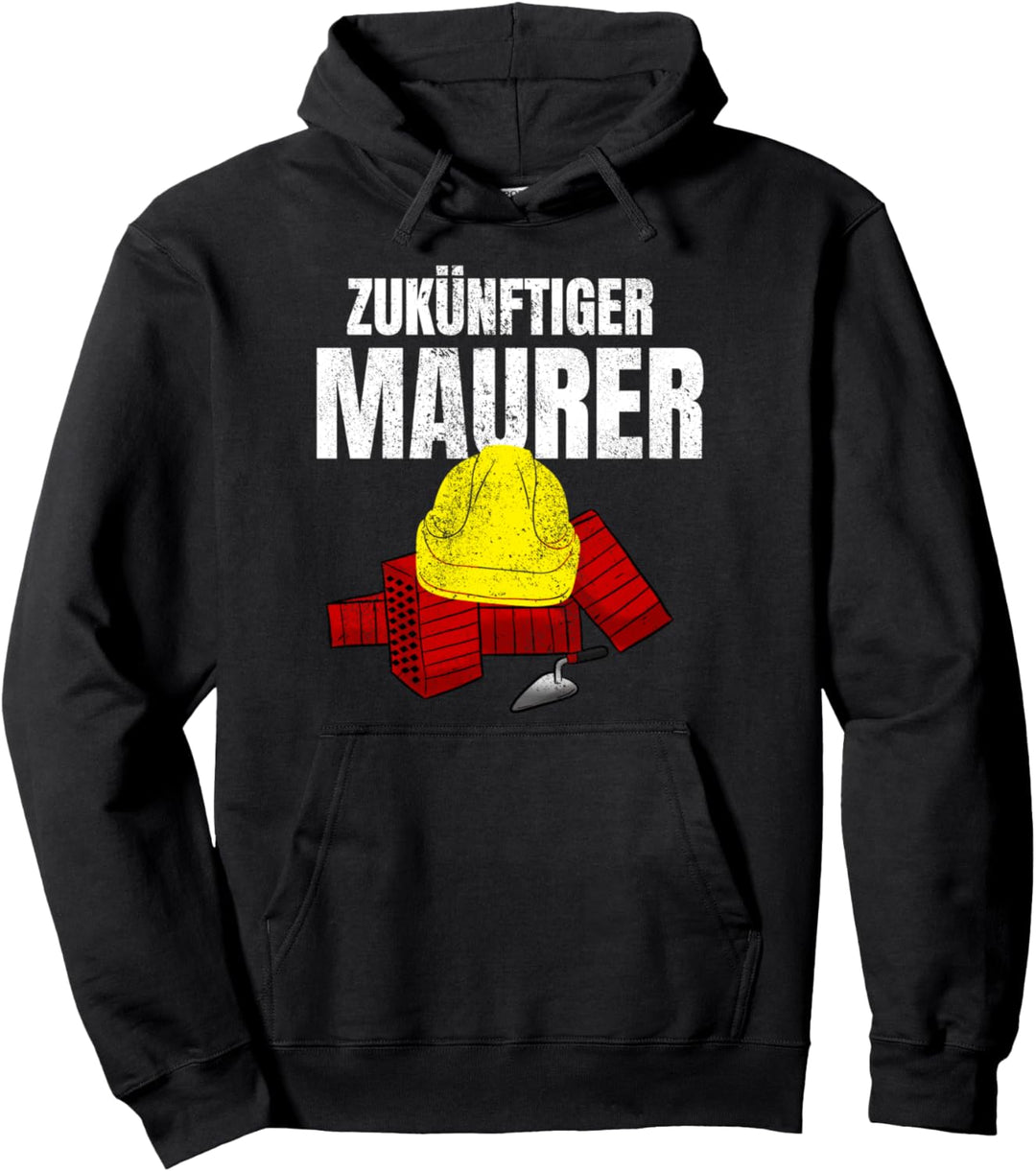 Zukünftiger Maurer Handwerker Pullover Hoodie