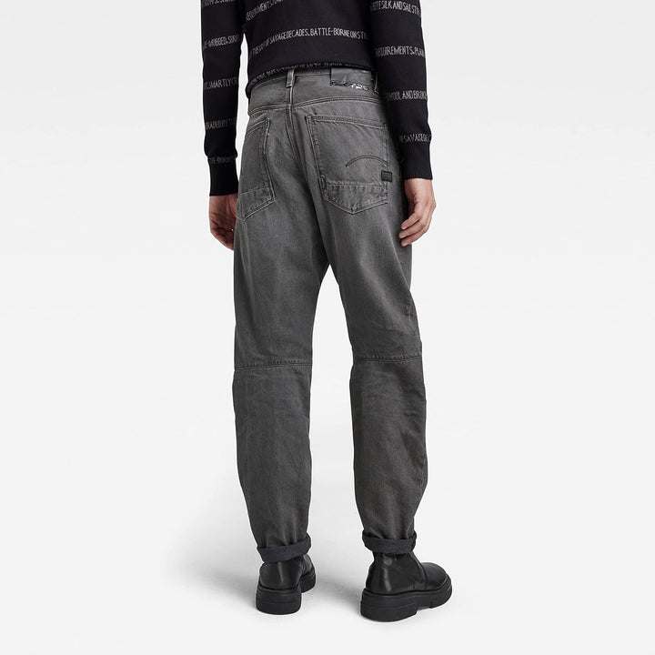 G-STAR RAW Herren Grip 3D Relaxed Tapered Jeans 26W / 30L Grau (Faded Black Ink D19928-d182-d358), 2