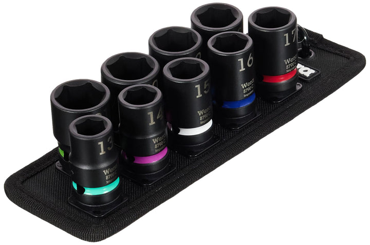 Wera 05004580001 Belt C Impaktor 1, Steckschlüsseleinsatz-Satz, 1/2"-Antrieb, 9-teilig