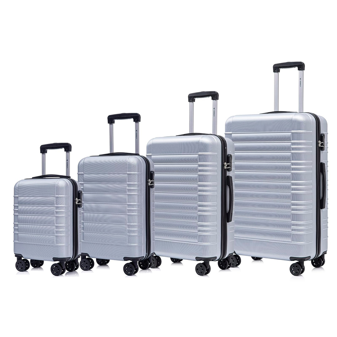 Koffer Suitcase Set, Trolley Reisekoffer, Rollkoffer Handgepäck, Kofferset, Gepäckset mit 360° Rolle