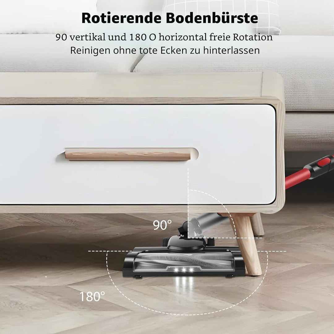 Lucn 6000W Kabelloser Stabstaubsauger Handstaubsauger kabelloser Haushaltsstaubsauger