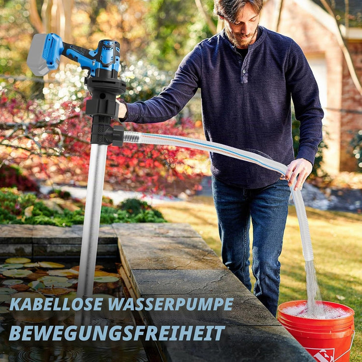 Regenfasspumpe für Makita 18V,Bürstenlon kompakt 10000 U/min mit 2 Geschwindigkeiten,Tragbare umpfpu