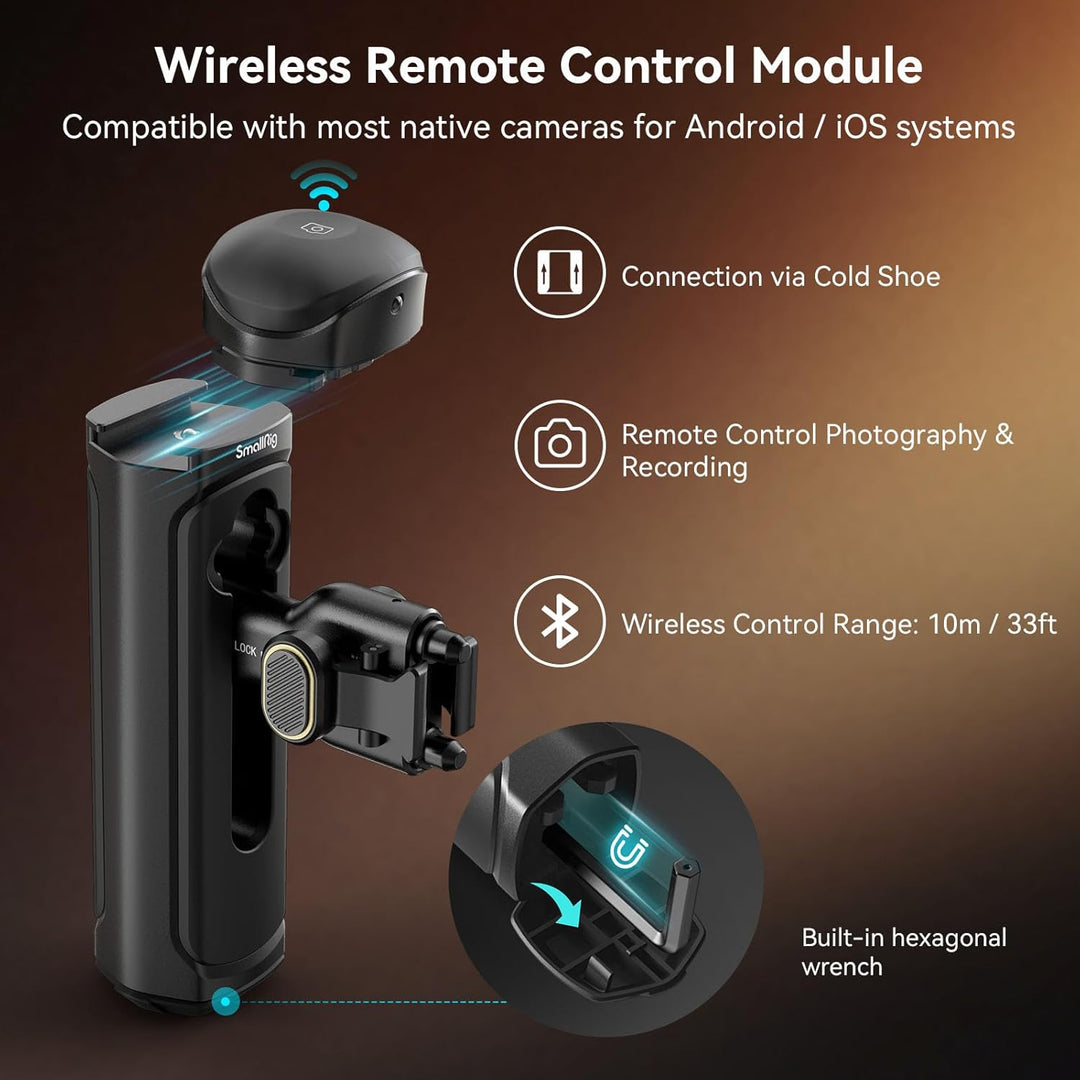 SMALLRIG Universal Quick Release Phone Cage Kit Basic, Aluminium-Smartphone-Video-Rig-Kit mit kabell