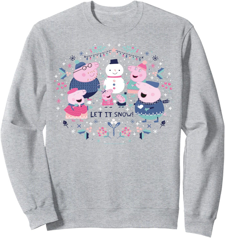 Peppa Pig Snowman Circle Sweatshirt