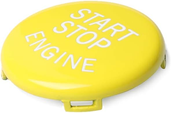 iSpchen Auto Motor Knopfabdeckung Start/Stopp Tastenabdeckung Motor Startknopf Abdeckung für 3er E c