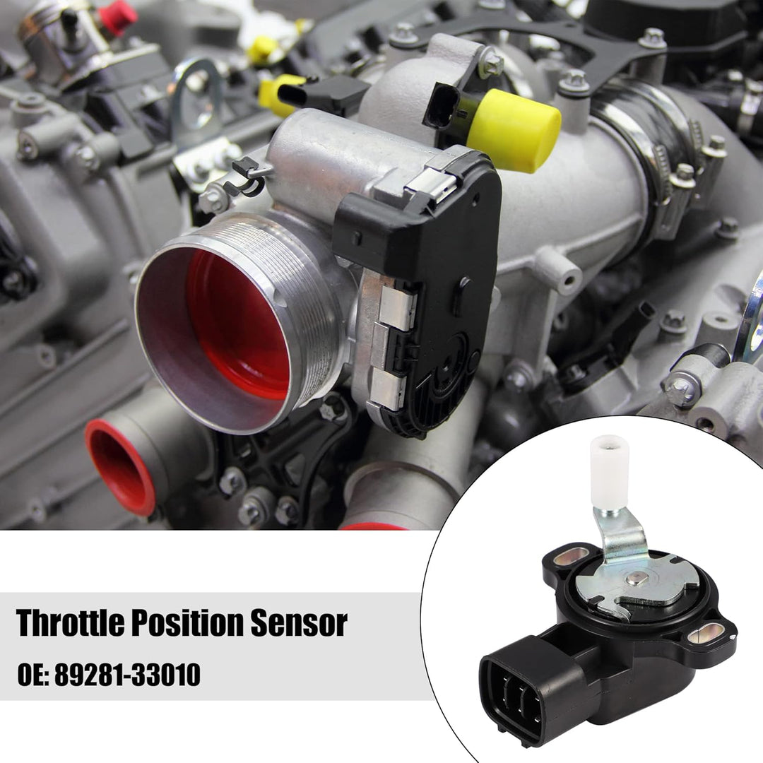 X AUTOHAUX Auto Drosselklappensensor Ersatz Schwarz 89281-33010