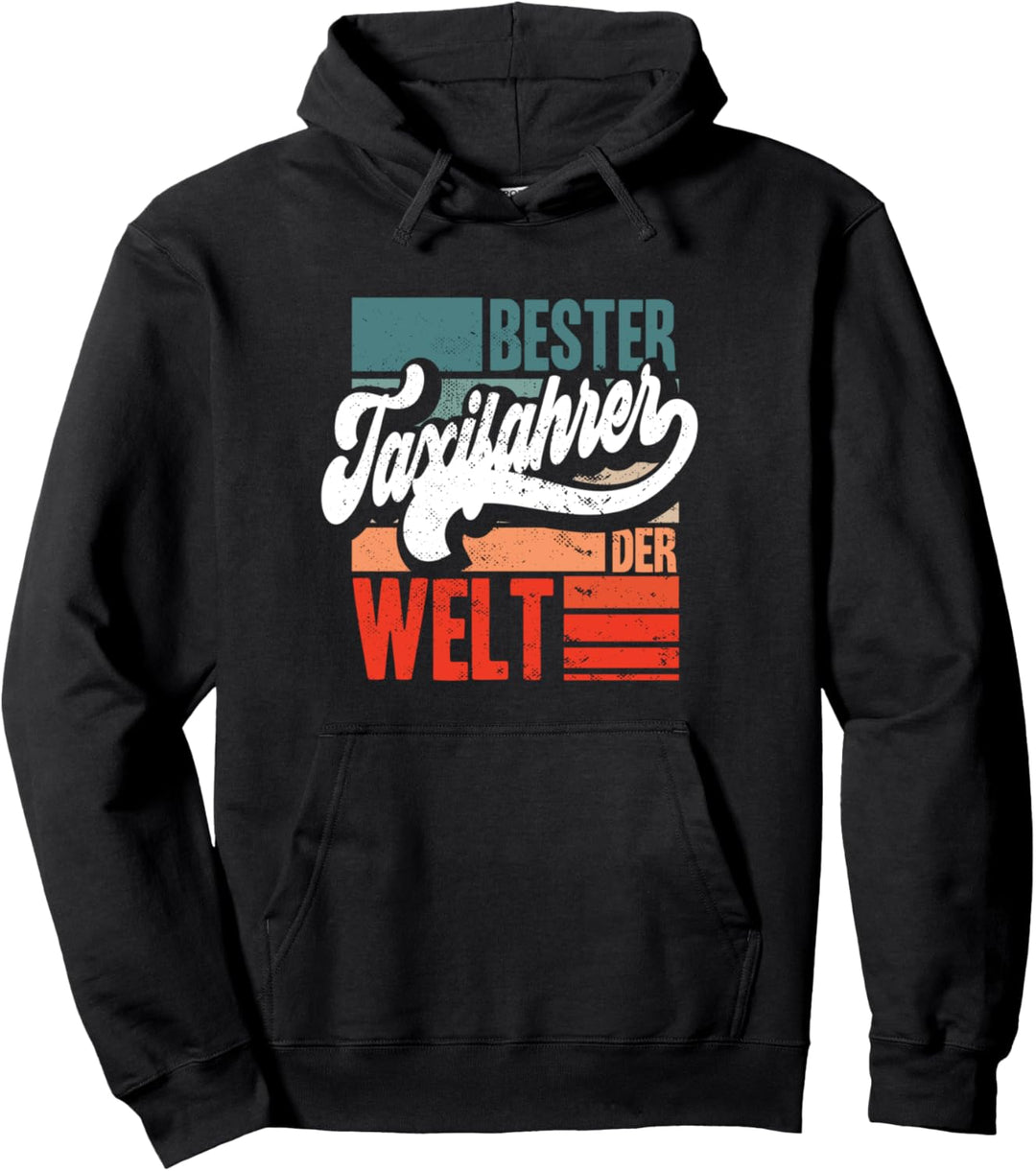 Bester Taxifahrer Der Welt Taxichauffeur Cooles Retro Pullover Hoodie