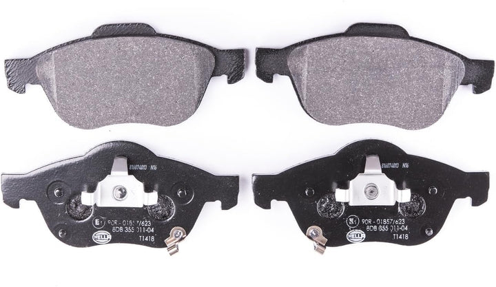 HELLA PAGID 8DB 355 011-041 Bremsbelagsatz - T1418 - Dicke/Stärke: 18.3mm - Bremssystem: Teves - mit