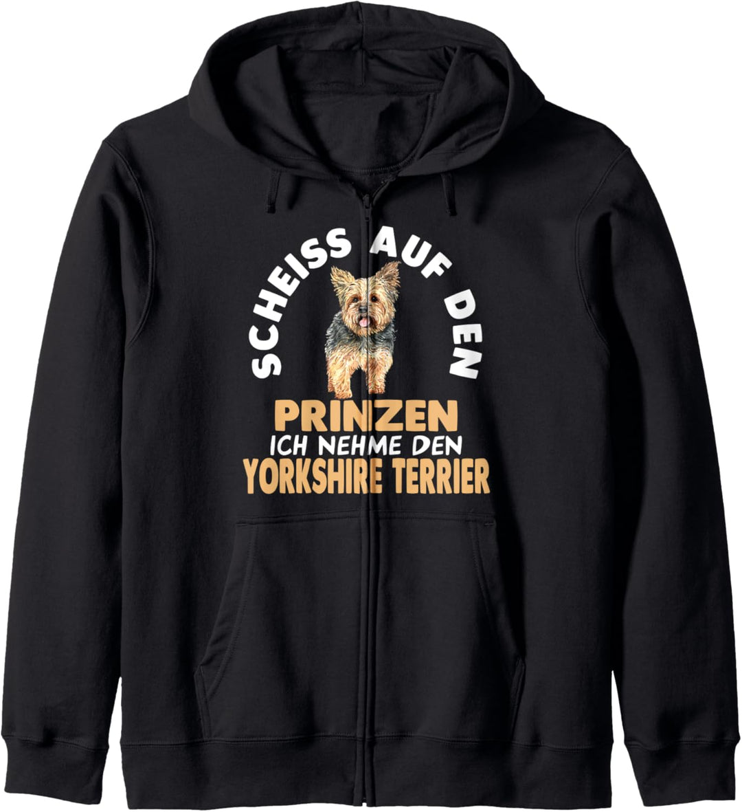 Prinzessin Hundebesitzer Yorkshire Terrier Kapuzenjacke