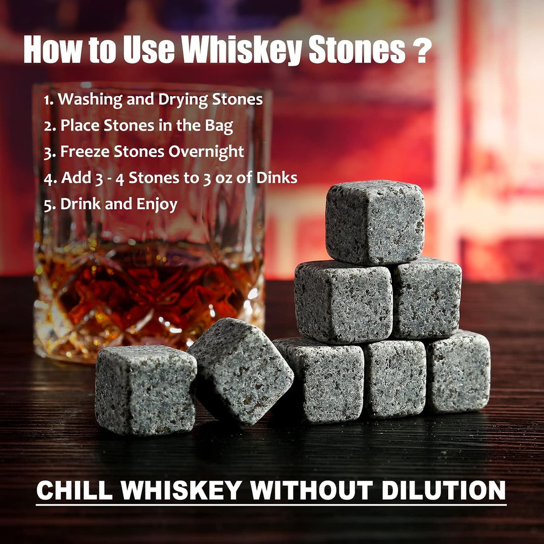 Whisky Steine Geschenkset , Whisky-Geschenkset, kann den Wein abkühlen, ohne Whisky-Getränke zu verd