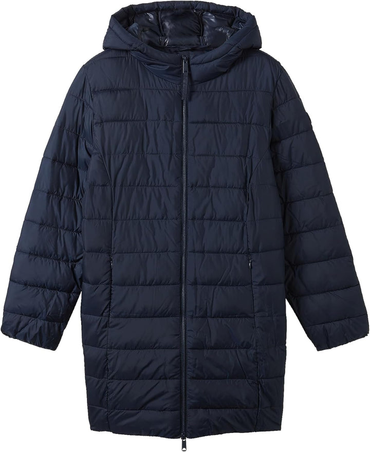 TOM TAILOR Damen Lightweight Steppmantel, 10668 - Sky Captain Blue
