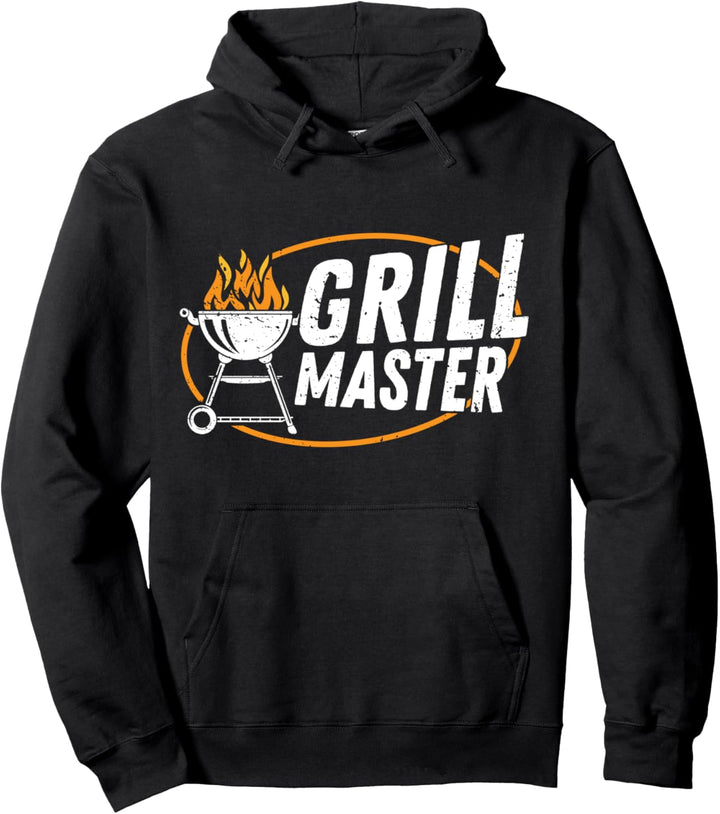 Grill Fans | Lustiges GRILL MASTER Griller BBQ Spruch Retro Pullover Hoodie