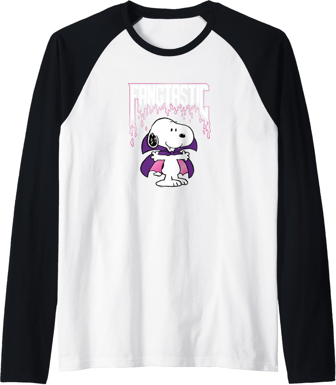 Peanuts Snoopy Halloween Fangtastic Raglan