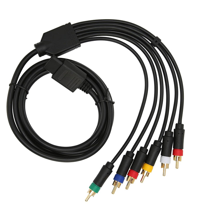 Hochwertiges RGB-RGBS-Komponenten-AV-Kabel für N64 SFC -Spielekonsolenzubehör mit 4 BNC-Anschlüssen