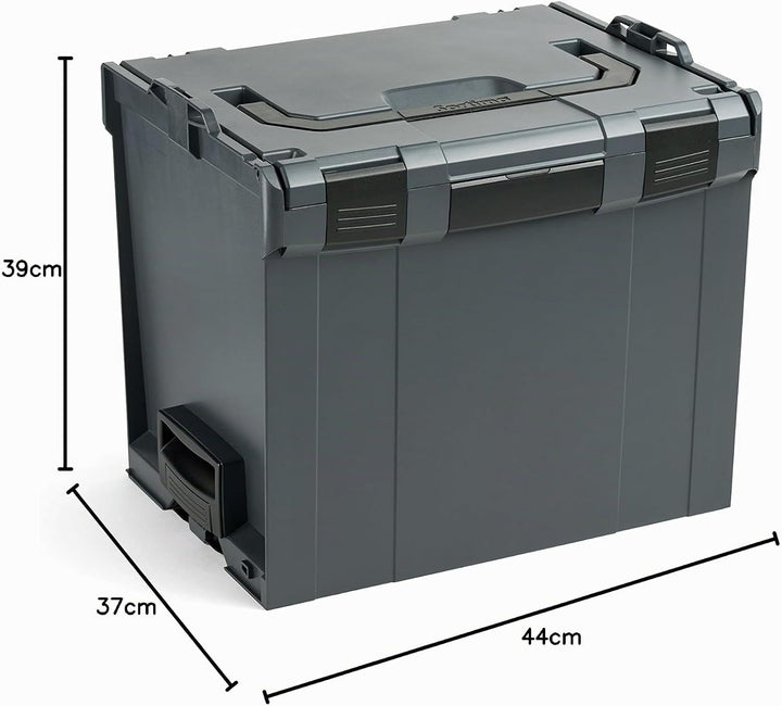 Bosch Sortimo L BOXX 374 Anthrazit Grösse 4 Serie G (alte Version) Professioneller Werkzeugkoffer -