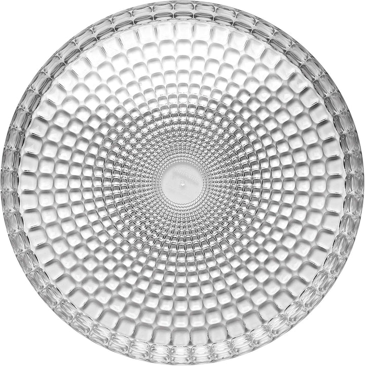 Guzzini - Tiffany, Rundes Tablett - Transparent, Ø35,6x h4 cm - 19890100 1 Durchsichtig, 1 Durchsich