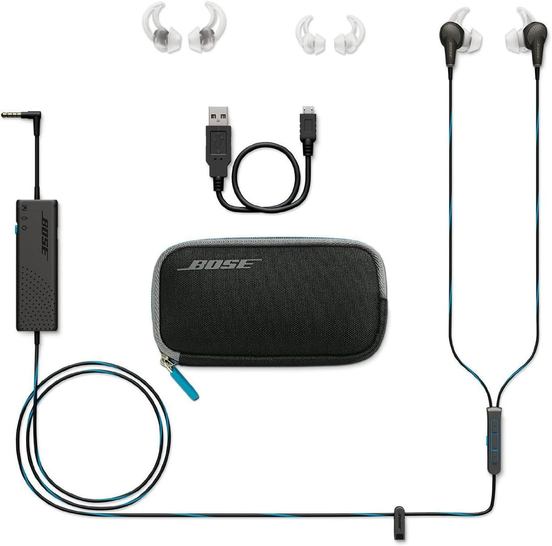Bose Quiet Comfort 20 Acoustic Noise Cancelling Kopfhörer für Apple Gerät schwarz