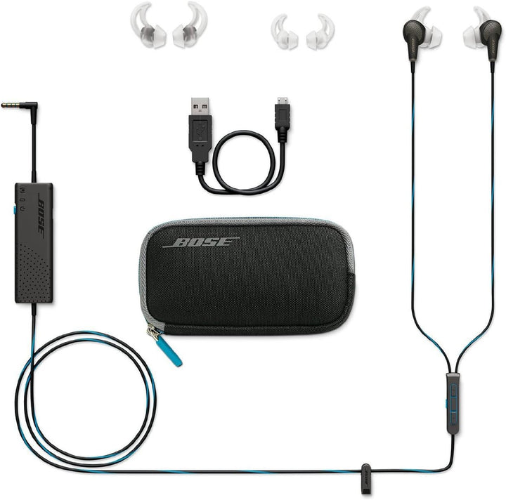 Bose Quiet Comfort 20 Acoustic Noise Cancelling Kopfhörer für Apple Gerät schwarz