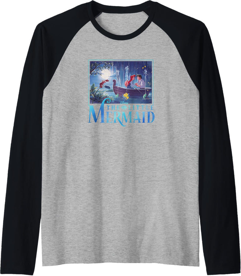 Disney The Little Mermaid Ariel & Eric Grotto Portrait Raglan