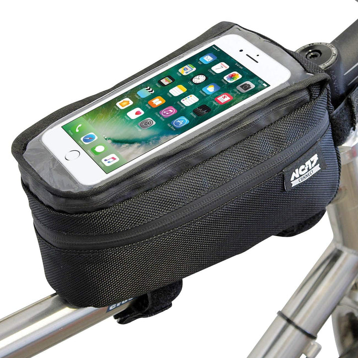 NC-17 Universal Fahrrad Ebike Oberrohr Handy Tasche Grösse XL│Lenkertasche│Rahmentasche│Staufach│Kab
