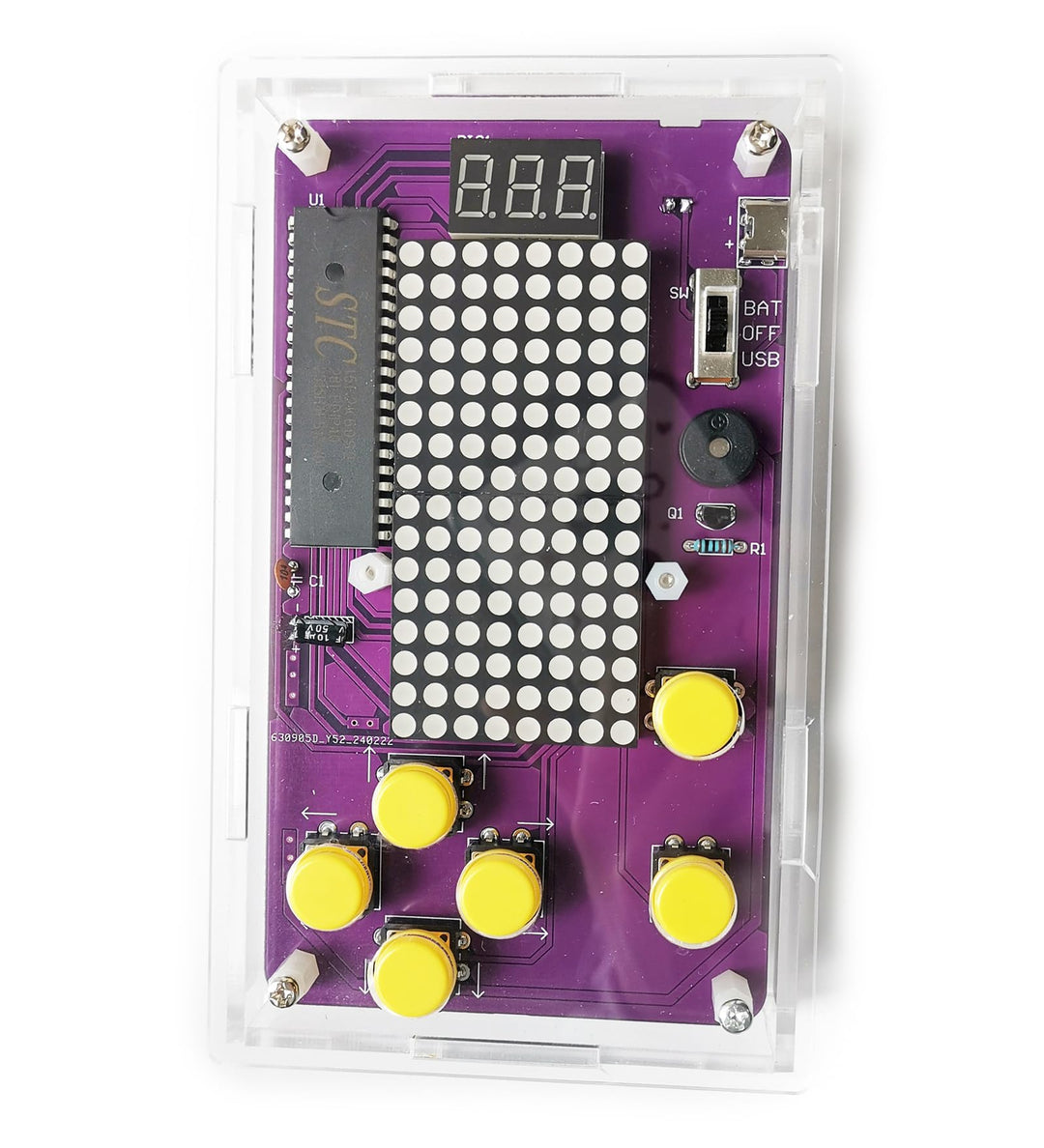 DIY Handheld spielkonsole, Lötübungsset, Löt Bausatz kit, Elektronik Bausatz für Studenten Lernen un