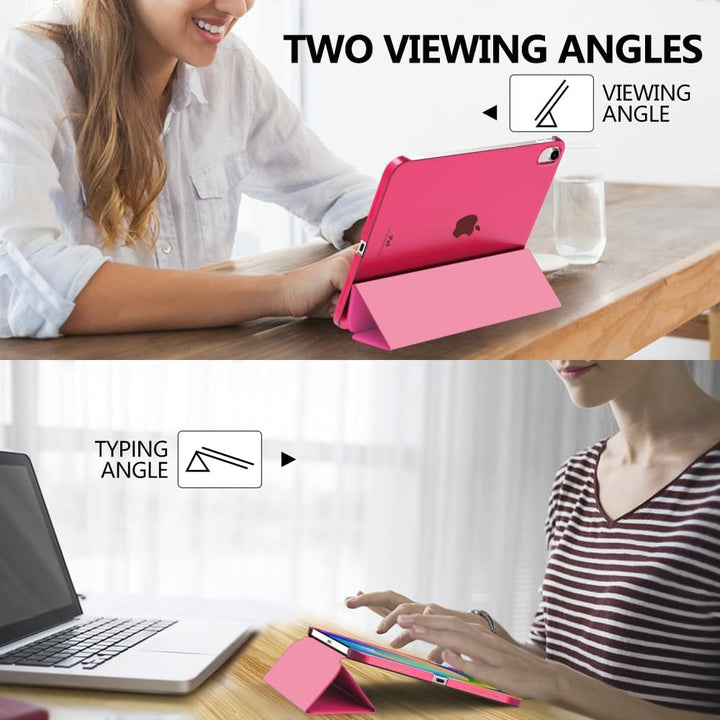MoKo Hülle für ipad 10. Generation 2022, ipad 10,9 Hülle Dünne Leichte PU Leder Tablet Hülle mit Aut