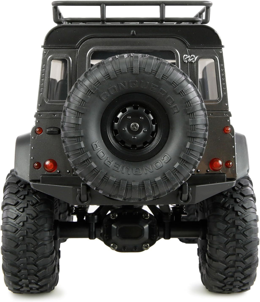 Amewi AMXRock Mini-D90 Scale Crawler 4WD 1:16 RTR grau inkl. Fernsteuerung, Akku, Ladekabel