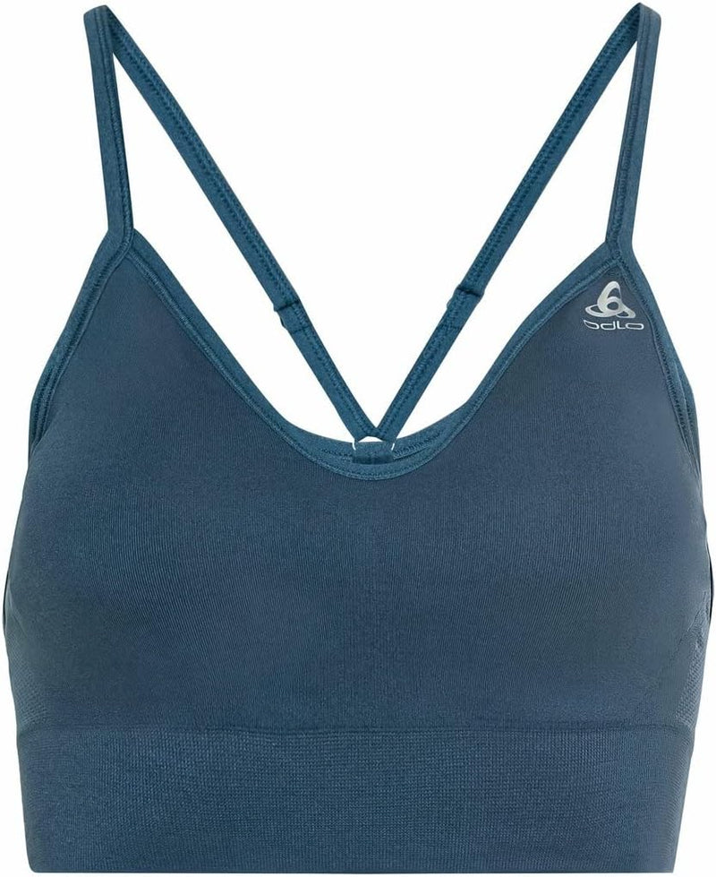 Odlo Damen Seamless Soft 2.0 Low Support_130611 gepolsterter Sport BH (1er Pack) XS Blue Wing Teal,