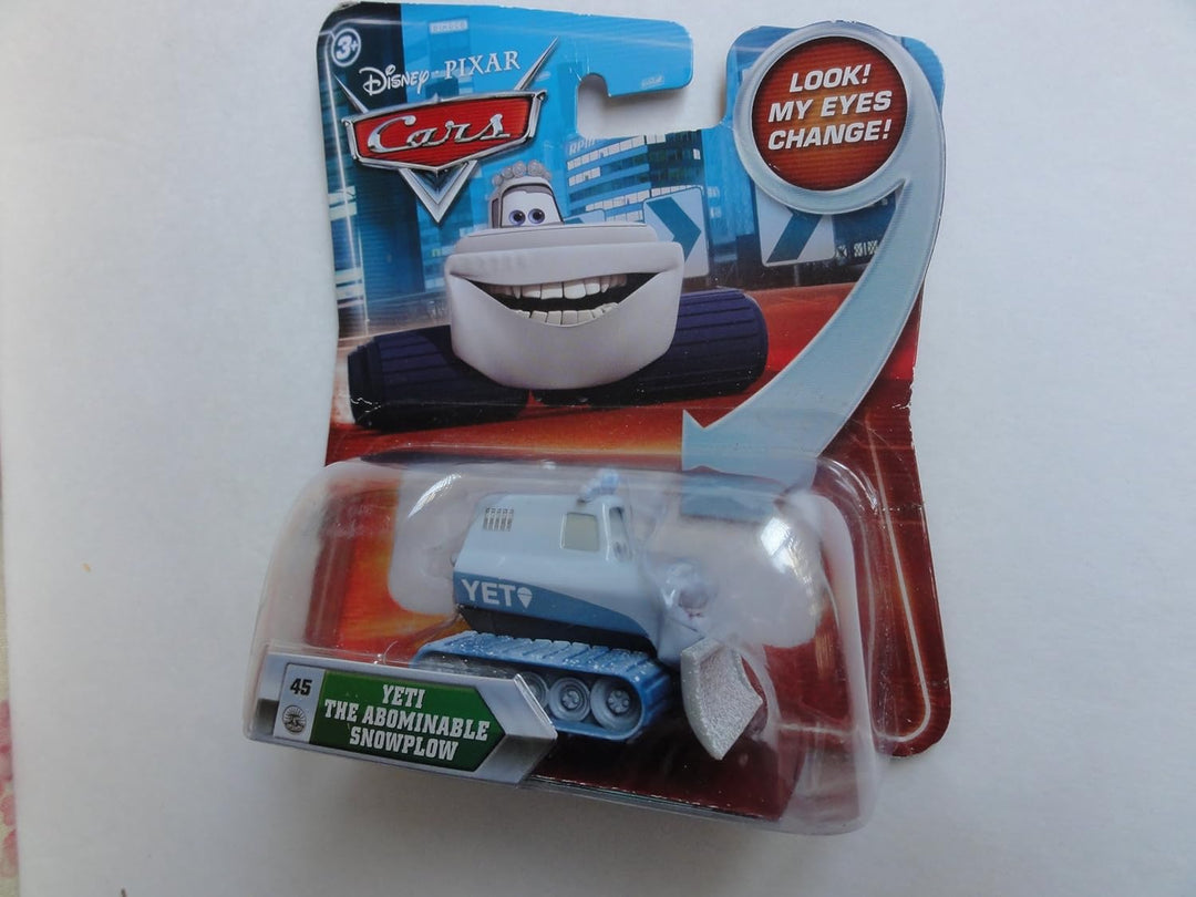 Disney Pixar Cars Yeti The Abonimable Snowplow # 45 (Die Cast, Lenticular Eyes)
