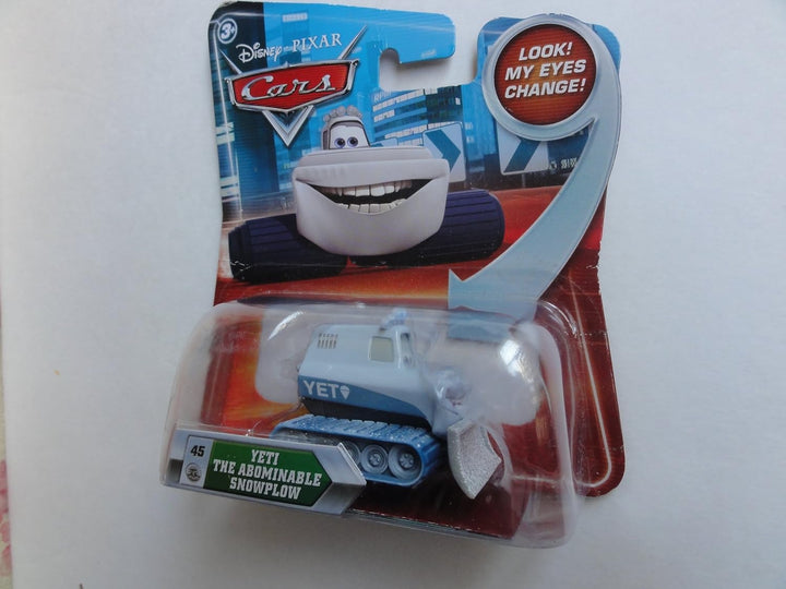 Disney Pixar Cars Yeti The Abonimable Snowplow # 45 (Die Cast, Lenticular Eyes)