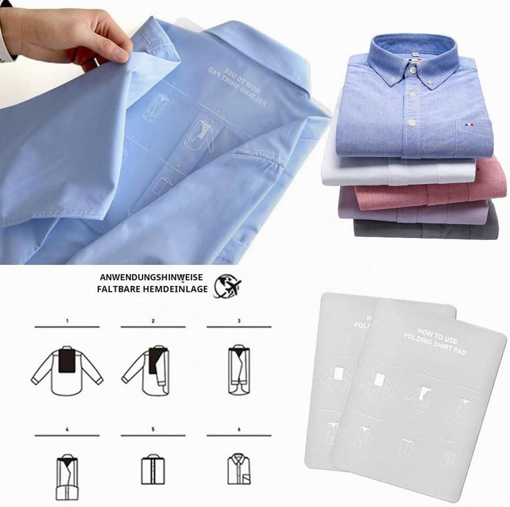 EQLEF® Wrinkle-proof Hemd und Krawatte Aufbewahrungstasche Tragbarer Organizer Hemd mit Handgriff fü