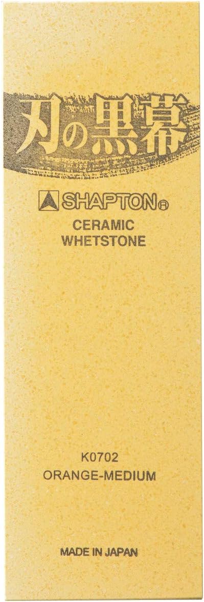 Shapton for Professional-Ceramic Whetstone Grit 1000 Orange-Medium, Keramik 中砥 # 1000 (Orange), 中砥 #