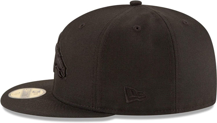 New Era Herren NFL Black on Black 59FIFTY Fitted Cap Tailliert 59 Schwarz, 59 Schwarz