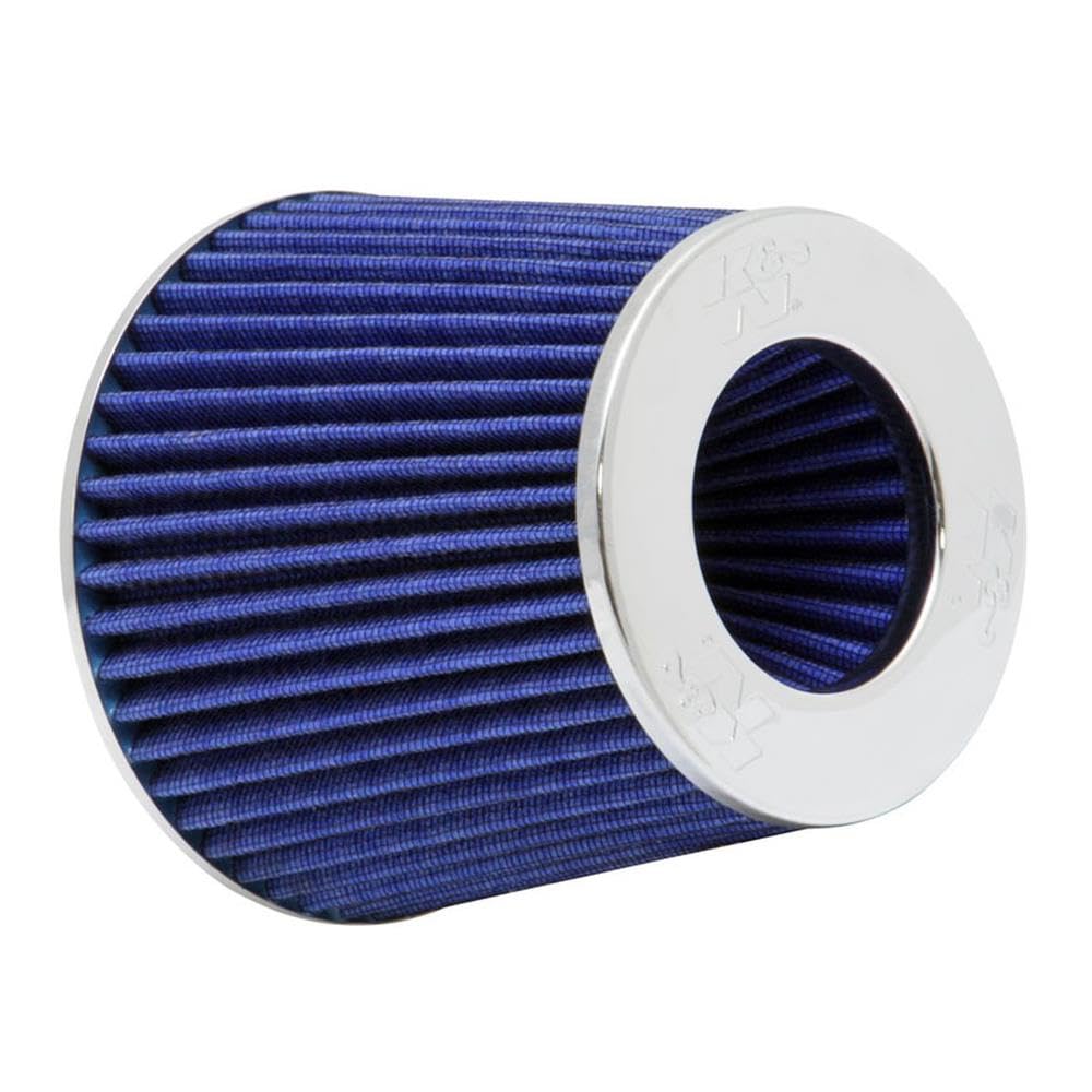 K N Filter & RG - 1001BL-L KFZ und Motorrad Universal-Luftfilter, verchromt