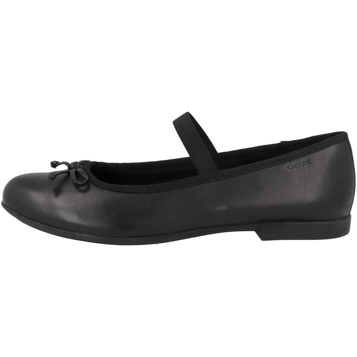 Geox Mädchen Plie B Mary Jane Halbschuhe 35 EU Schwarz, 35 EU Schwarz