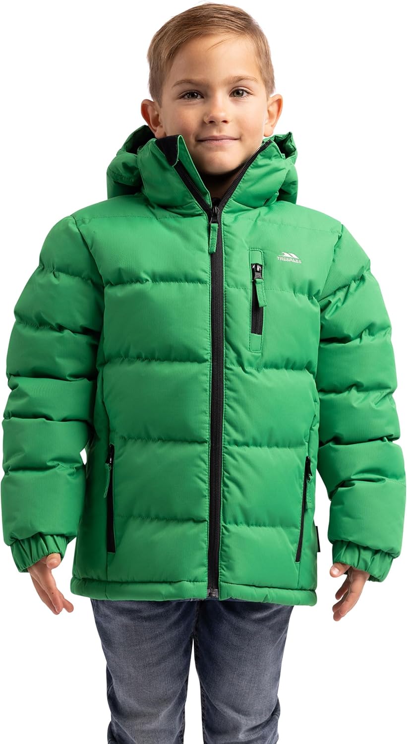 Trespass Herren Tuff-Male JKT Jacke 3-4 Jahre Grün (Clover), 3-4 Jahre Grün (Clover)