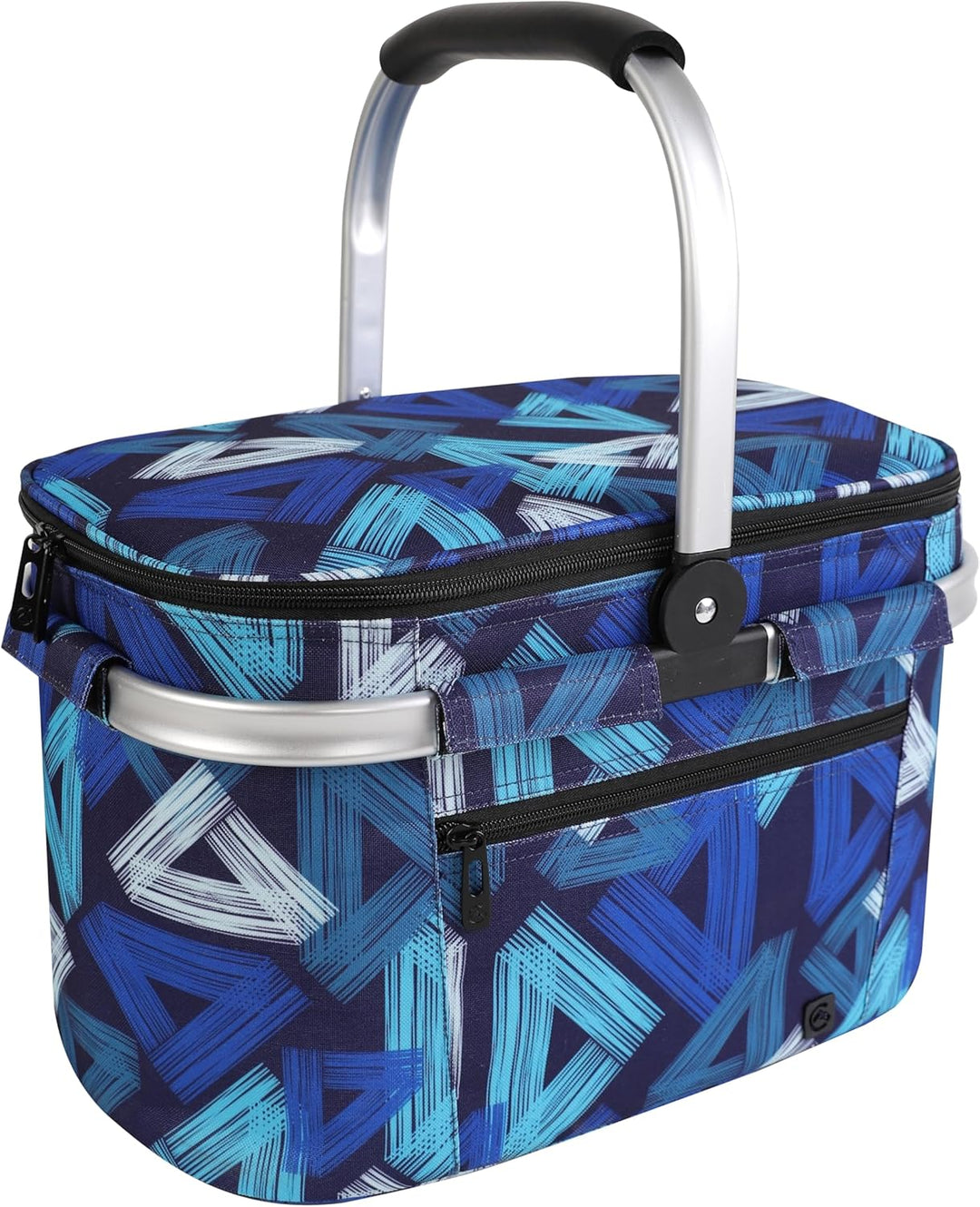 ALLCAMP 22L Einkaufskörbe Gross Isolierkorb Kühlkorb Kühltasche Picknickkorb Thermotasche Kühltasche