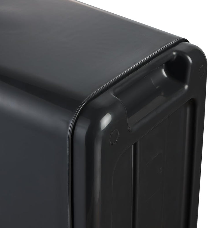 keeeper magne Premium Abfallbehälter mit Flip-Deckel, Soft Touch, 25 l, 39,5 x 24 x 47,5 cm, Grün (S
