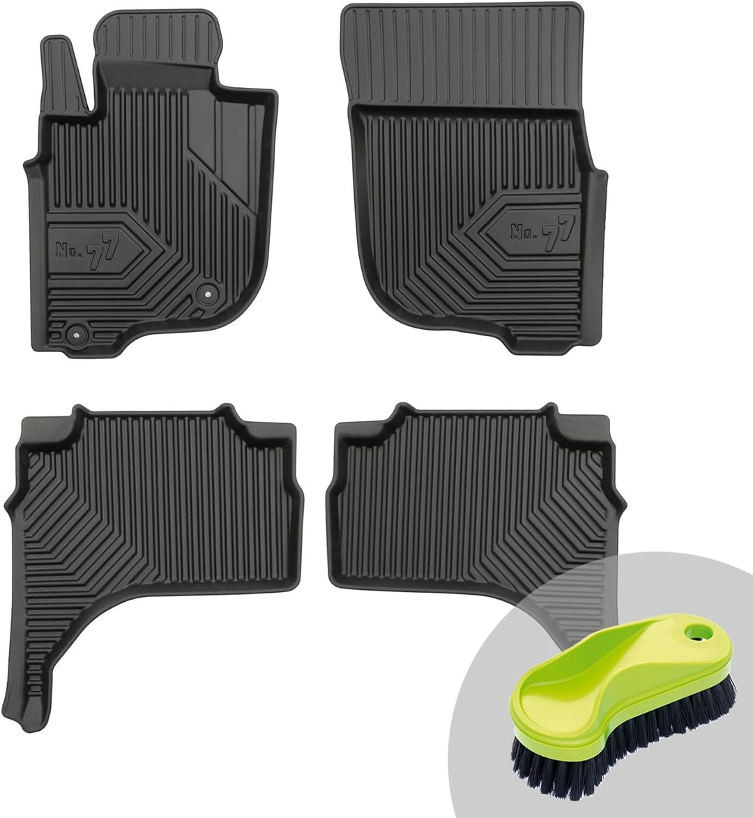 FROGUM No.77 Gummimatten Ganzjahresset von Auto Fussmatten Autofussmatten für Mitsubishi L200 VI ab