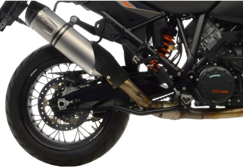 Endschalldämpfer LeoVince SLIP-ON SBK LV ONE EVO, Edelstahl, Carbon Kappe, mit Zulassung für KTM 105