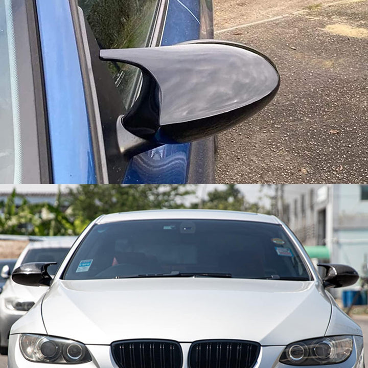 Asasytal Rückspiegel Abdeckung Ersatz, Seitenspiegel Blinker Abdeckungen Kompatibel mit BMW E87 E81