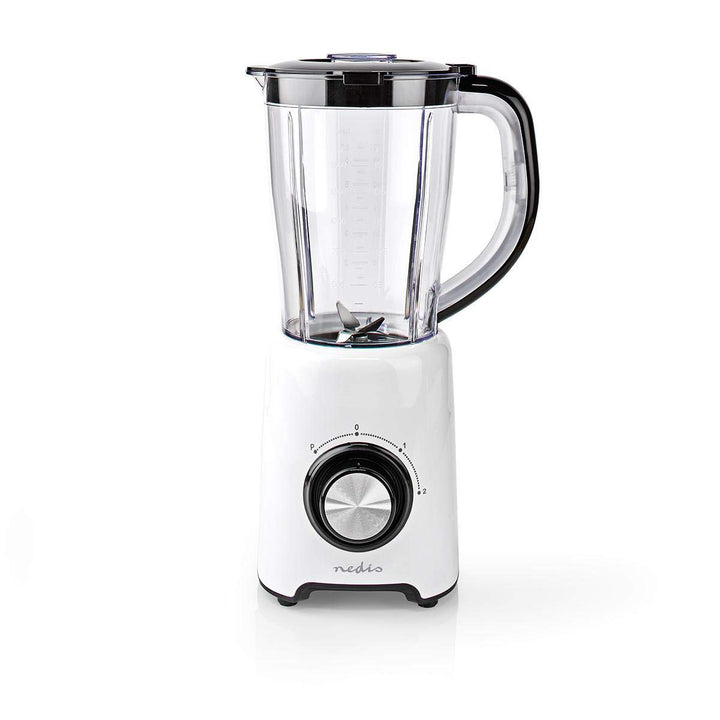 NEDIS Standmixer | 800 W | 1.5 l | Plastik | 2 Geschindigkeitsstufen | Schwarz/Weiss 0.88 m Schwarz/