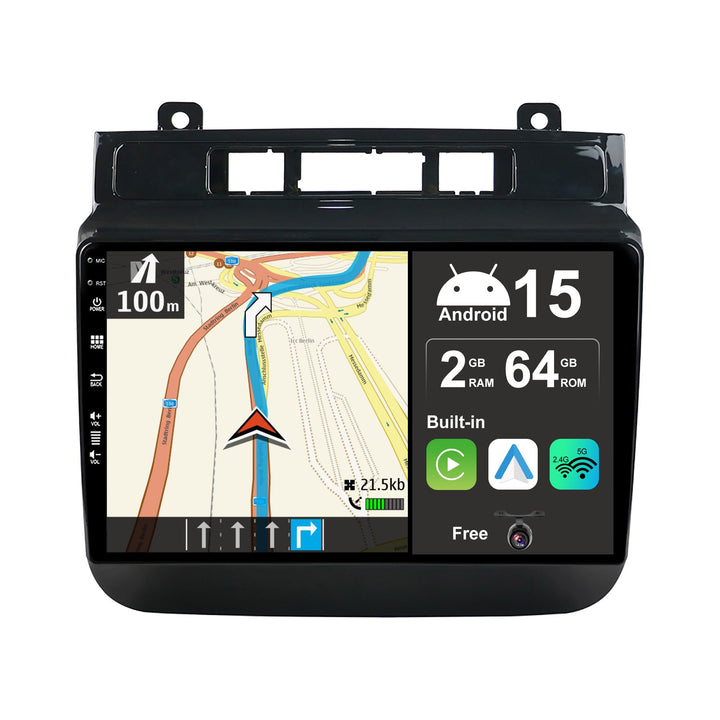 JOYX Android 15 Autoradio Passt für VW Touareg FL NF (2011-2017) - Kabellos Carplay + Android Auto -