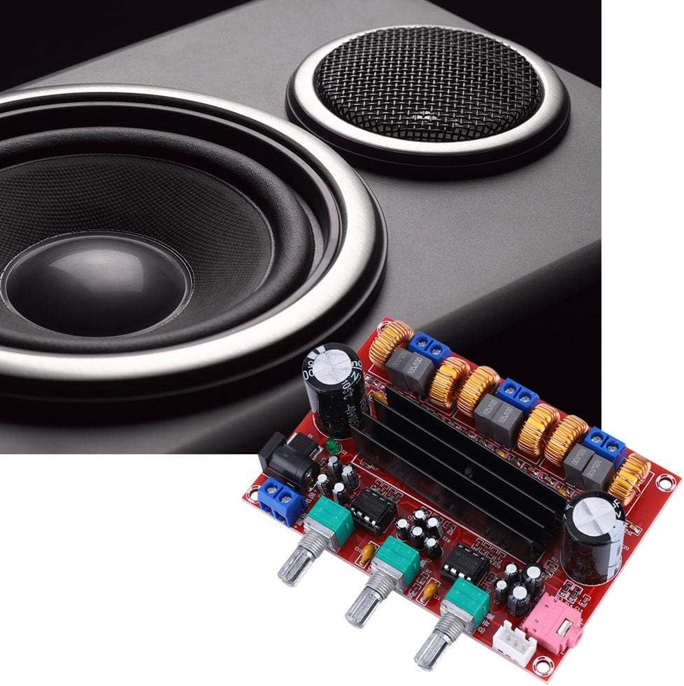 Verstärkerplatine, 2x50W + 100W 2,1-Kanal-Digital-Audio-Leistungsverstärker-Verstärkerplatine 12V-24