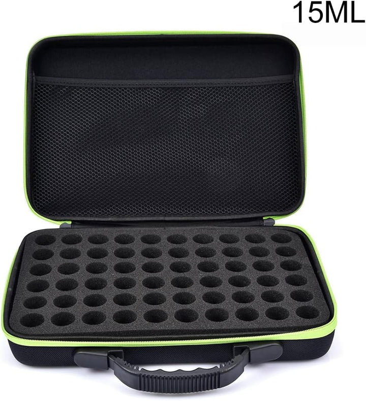 Ätherisches Öl Tragetasche, Aufbewahrungsbox für 60 Flaschen 10ml 15ml Ätherisches Öl Nagellack Arom