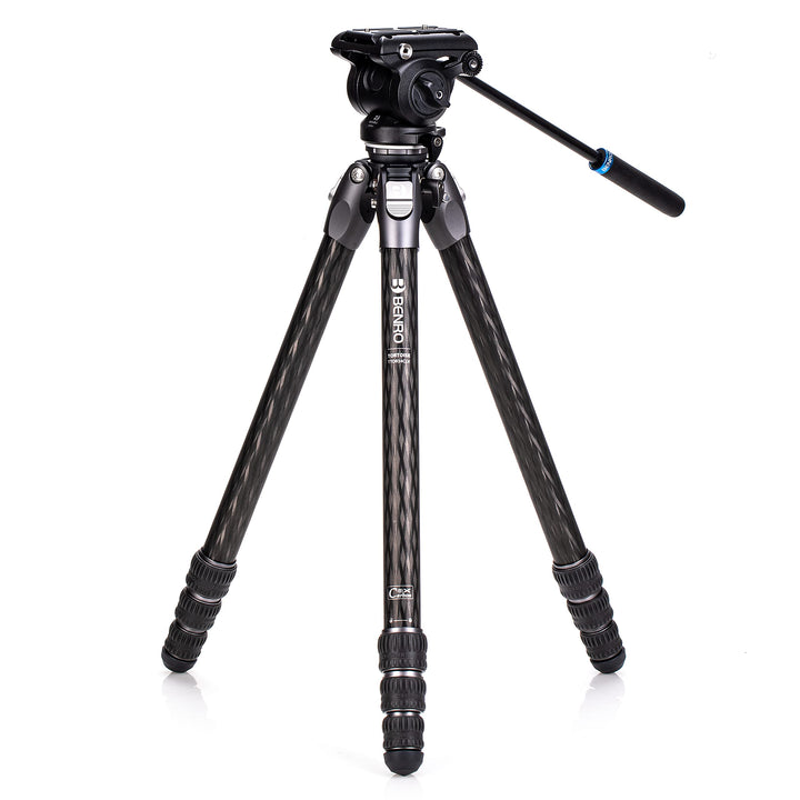 BENRO Trepied Vidéo Carbone Tortoise 34CLV+S4PRO - TTOR34CLVS4PRO