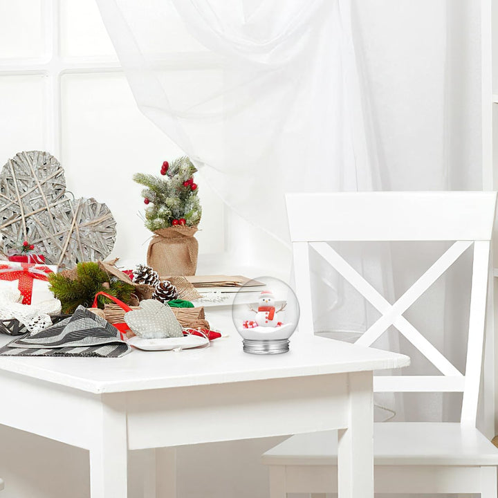Gatuida 10Stücke Befüllbare Weihnachtskugeln Transparente Süssigkeitenflaschen Wiederverwendbare DIY