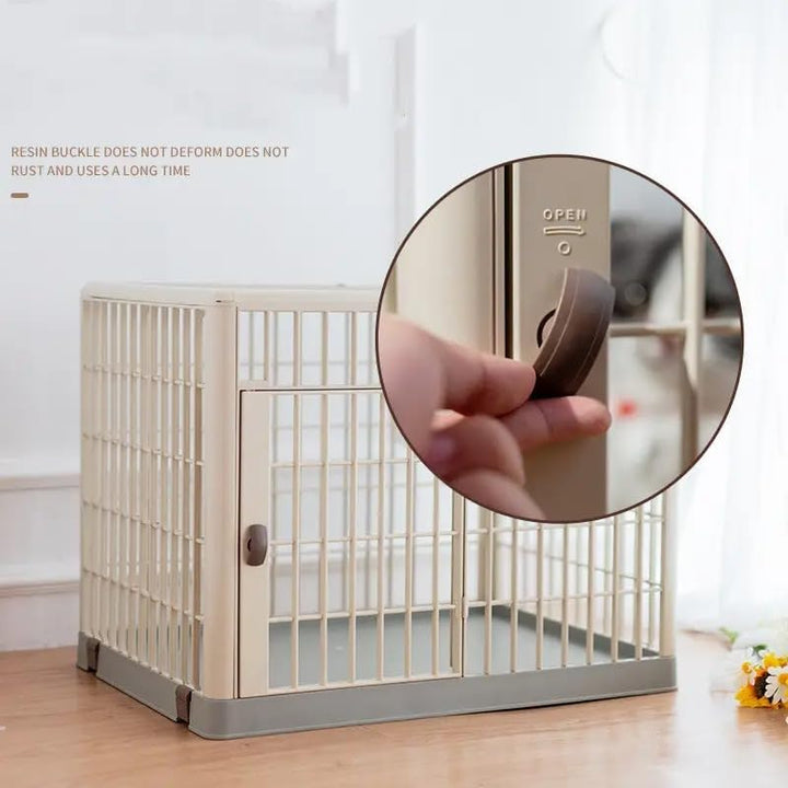 Lanco – Premium-Haustierkäfig für Hunde und Katzen. Kunststoff: widerstandsfähig und waschbar ohne K