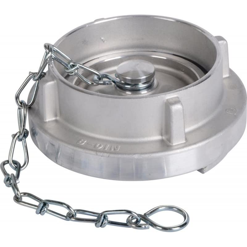 Storz Blindkupplung Al m.Kette, 75-B, DiRi weiss